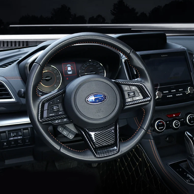 Купить Чехол на руль из углеродного волокна для Subaru Crosstrek Forester Impreza XV 2018 2019 2020