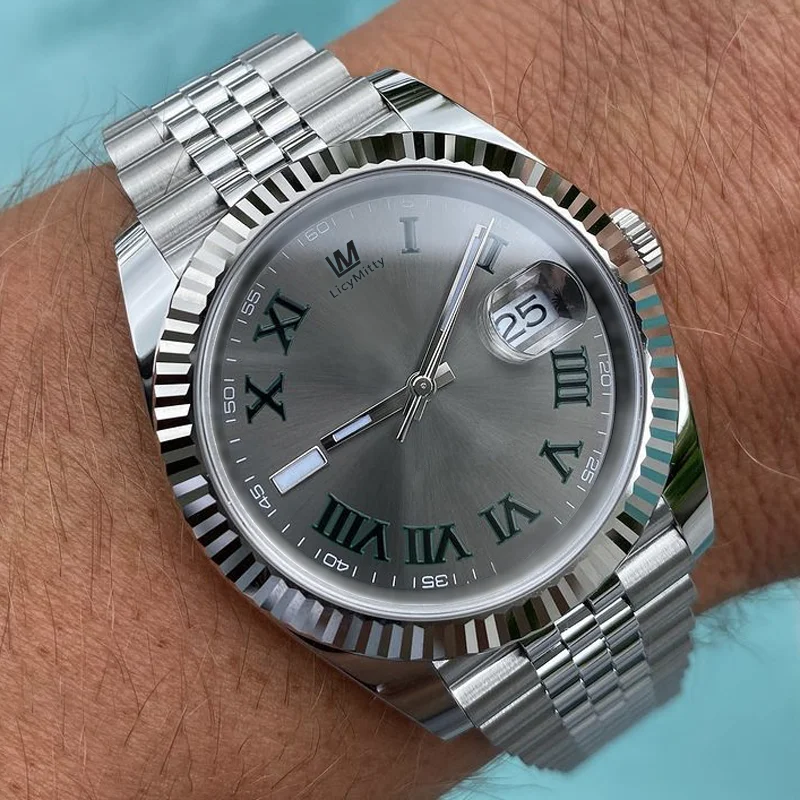 Высокое качество AAA datejust римское число автоматические мужские часы движение