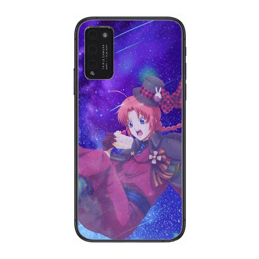 

Anime Gintama style Clear Phone Case For Huawei Honor 10 20 30 9 X Pro Lite V 5G RU Black Etui Coque Hoesjes Comic Fashion