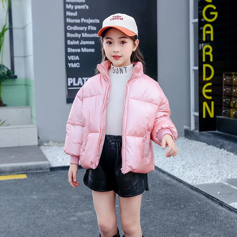 

Girls Boys Coats Winter Jacket Kids Down Thick Cotton Coat Baby Clothing Outwear Children's Snowsuit for 3 8 10 12 14 Years