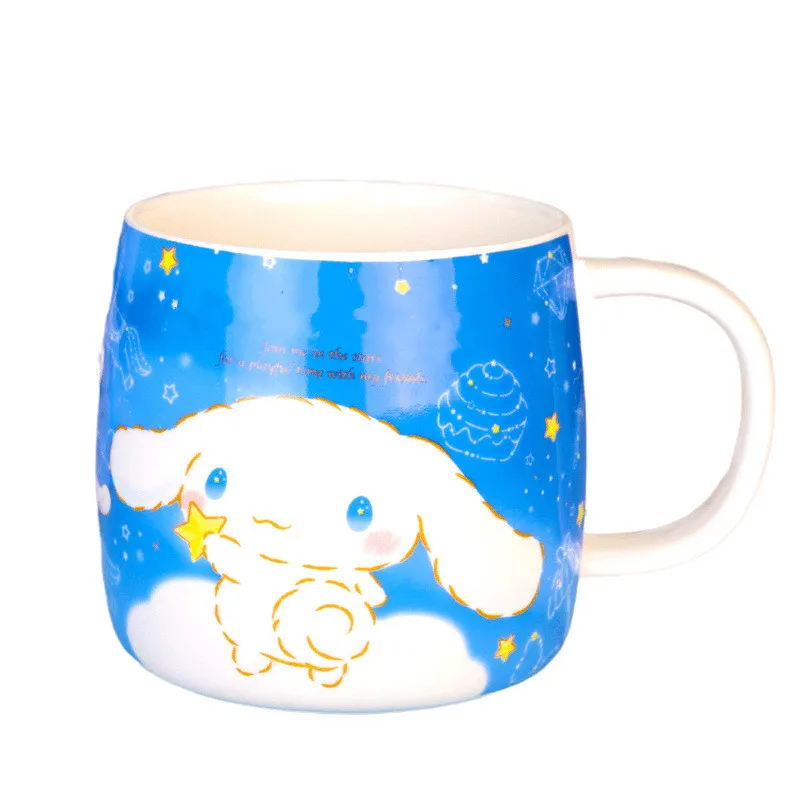 380 мл молочная керамическая чашка креативный Коричный стакан для утреннего чая