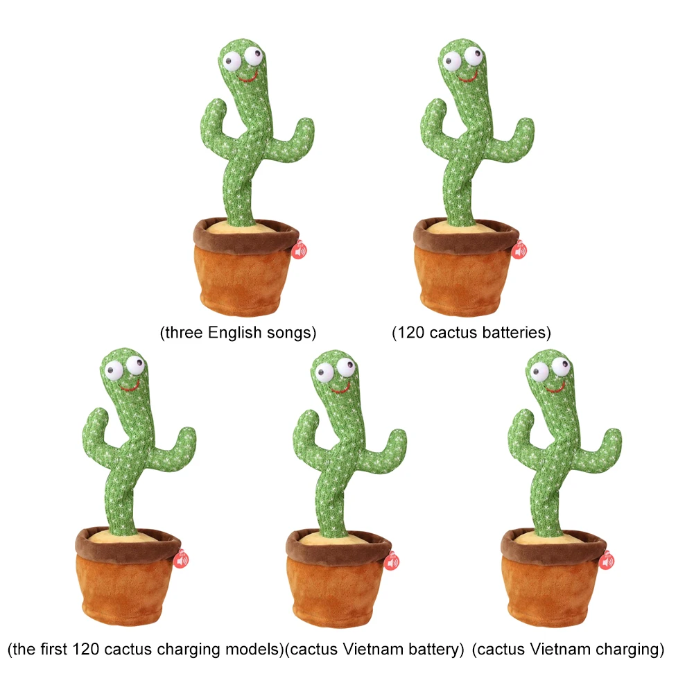 

Electric Shake Dancing Cactus Toy Funny with the Songs Twisting Plush Cactus Table Room Decor Children Early Childhood Toy