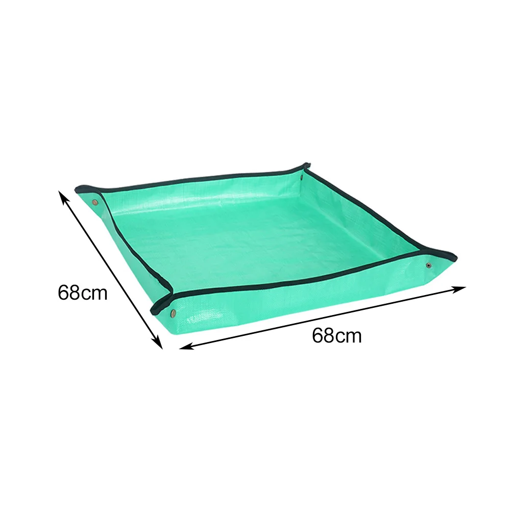 

100CM PE gardening mat Home gardening Operation Pad Green Plant Balcony Waterproof Flower Mat Lock design prevent soil leakage