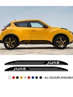 Обе стороны двери гоночные полосы автомобильные наклейки для Nissan JUKE Auto NISMO юбка Спортивное тело украшение виниловые наклейки аксессуары