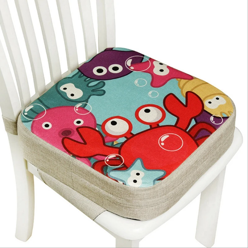 Детское обеденное кресло подушка детское увеличенное регулируемая для детского