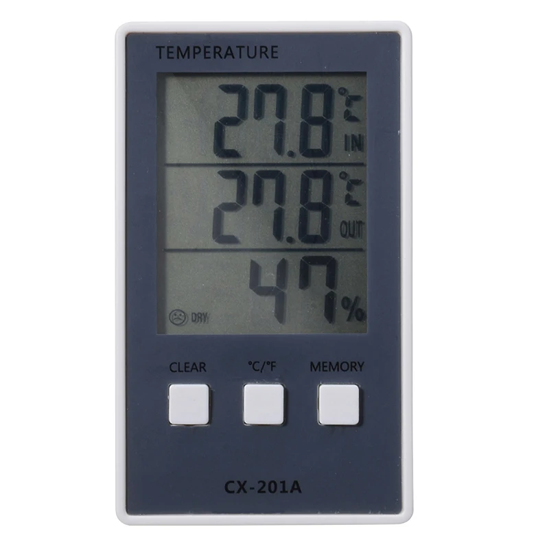 1,5 V AAA батарея гибридный Цвет Низкое энергопотребление цифровой ЖК-дисплей крытый/Открытый Температура и измеритель влажности приборы для измерения температуры