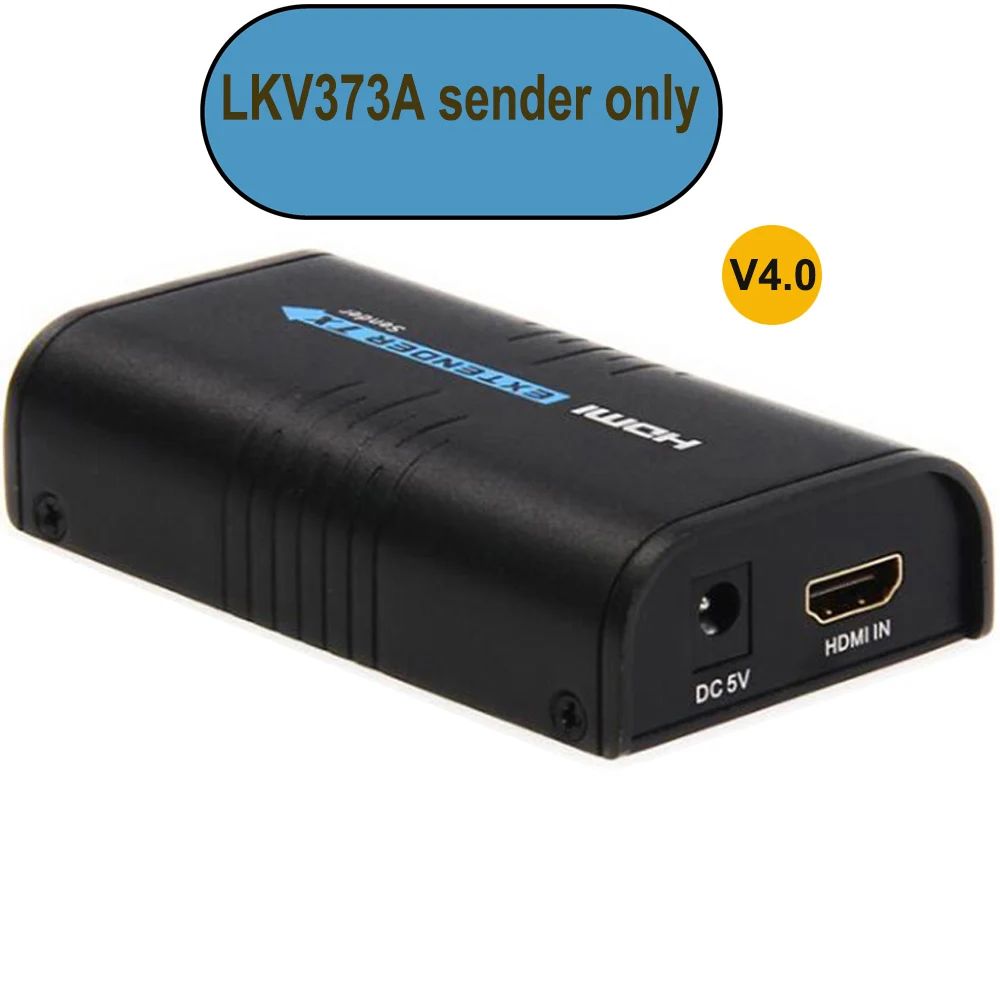 v4 0 lkv373a sender or receiver up to 120m hdmi extender over cat5e6 cable tcpip compliant one tx to n rx supported free global shipping