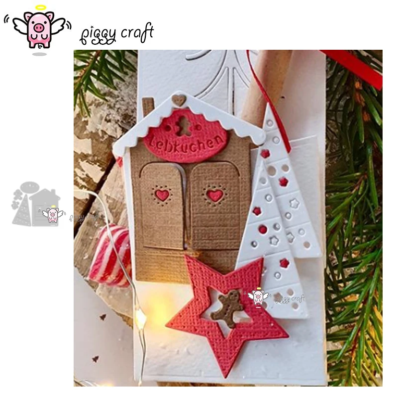 Металлические Вырубные штампы форма для вырезания рождественской елки дома