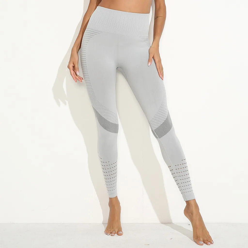 

Women Yoga Pants Sport Seamless Leggings High Waist Fitness Training Running Legging Sweatpants Feminine Workout Sport Wear