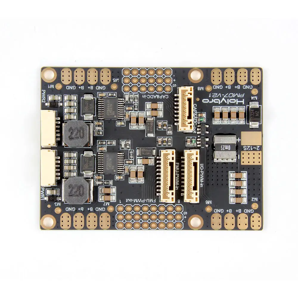 Holybro Pixhawk 4 Контроллер полета STM32F765 32 бит ARM w / PM07 управление питанием 5V UBEC выход
