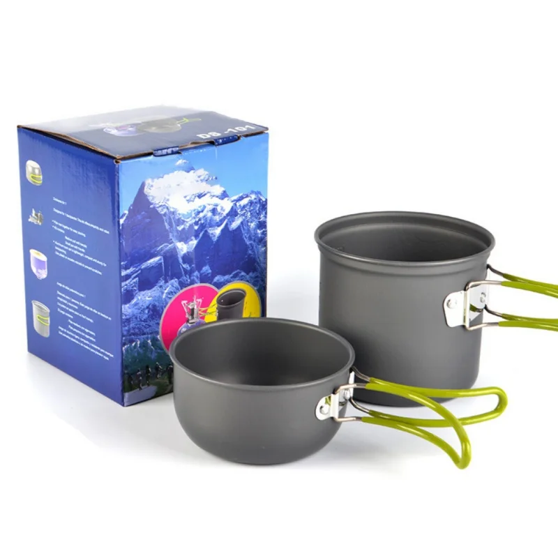 

1Set Ultralight Camping Cookware Outdoor Tableware Set Hiking Picnic Backpacking Camping Tableware Pot Pan