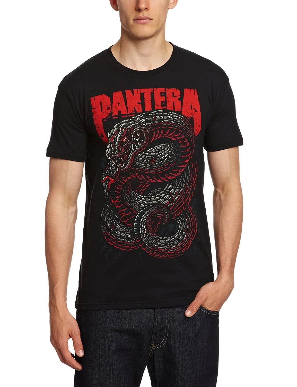 Мужская футболка Pantera Venomous свободная короткий рукав летняя мода забавная новинка