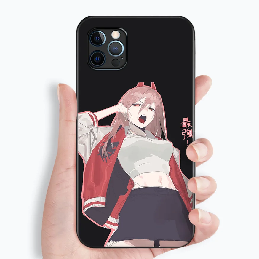 

Chainsaw Man Anime Phone Case For iPhone 13 13 Pro 13 Pro Max 13 Mini Hayakawa Aki Pahwa Back Cover Soft TPU Funda Coque Cases