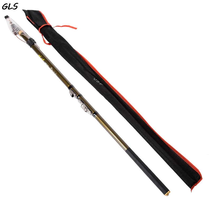 2020 The latest design of Carbon Fishing Pole 2.7M-6.3M Telescopic Lightweight toughness Fishing Rods Rock Fishing Rod enlarge