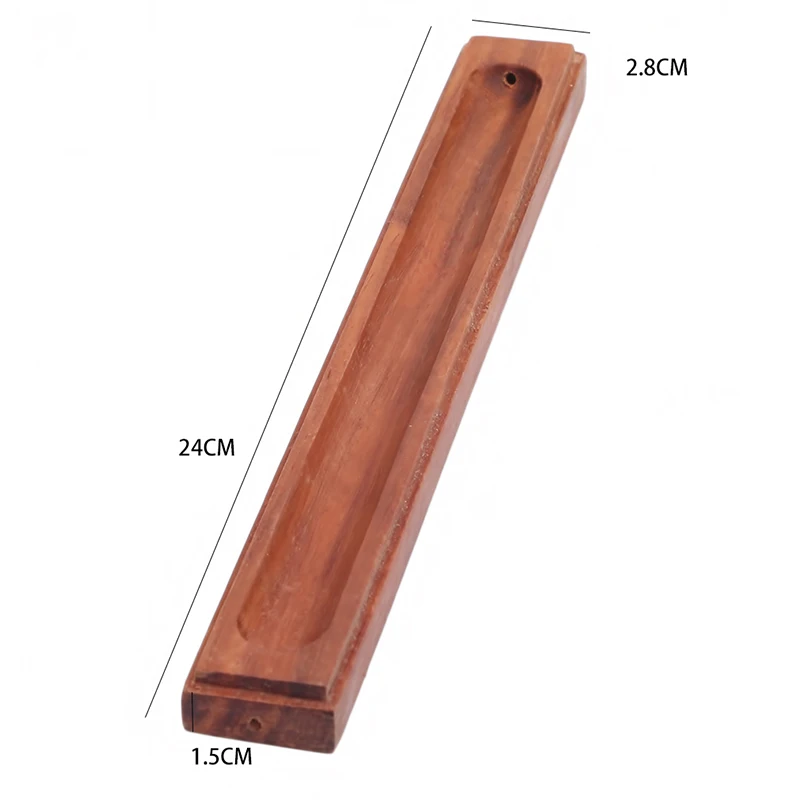 1piece Rosewood Material Stick Incense Plate Holder Fragrant Ware Burner Garden Home Decor | Дом и сад