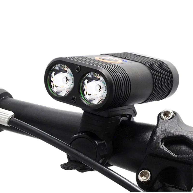 Usb велосипедный светильник 2 XML T6 2000 лм Водонепроницаемый MTB передний фонарь 5