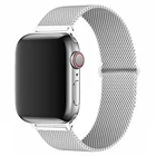 Магнитный ремешок для Apple watch 42 мм, 38 мм, 42 мм, металлический ремешок из нержавеющей стали, браслет correa iWatch 3, 4, 5, se, 6, 40 мм, 44 мм