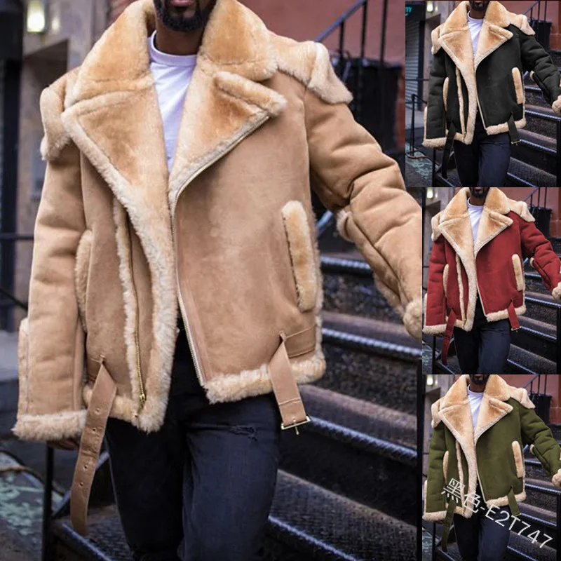 Lugentolo куртка из искусственной кожи для мужчин размера плюс Зимние Модные женские