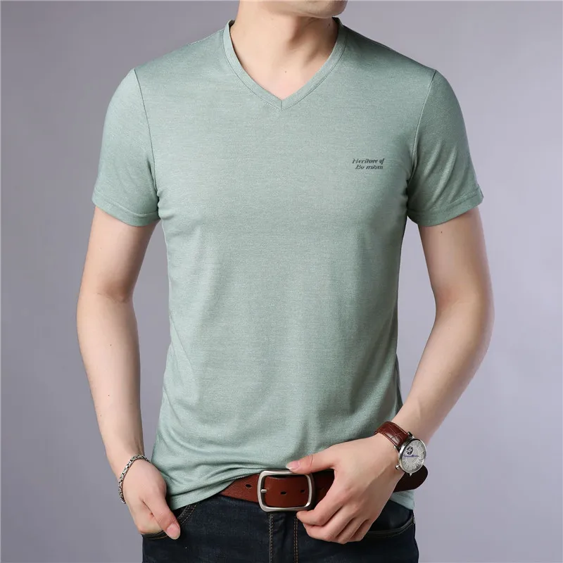 

2308-Men's short-sleeved T-SHIRT, summer white T-shirt