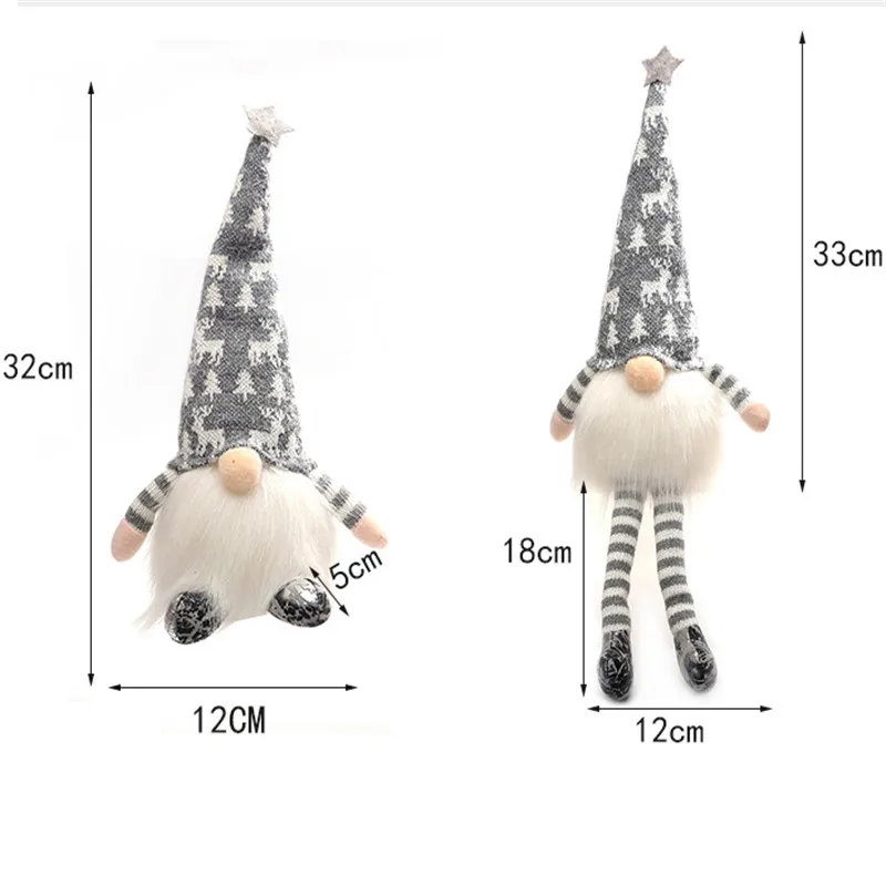 

Glowing Christmas Doll Faceless Santa Claus Doll Xams Ornaments Christmas Decorations for Home 2022 Navidad New Year Gift Natal