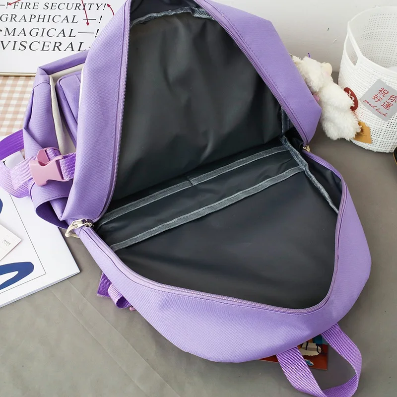 4 шт./комплект детский школьный рюкзак для девочек-подростков | Багаж и сумки