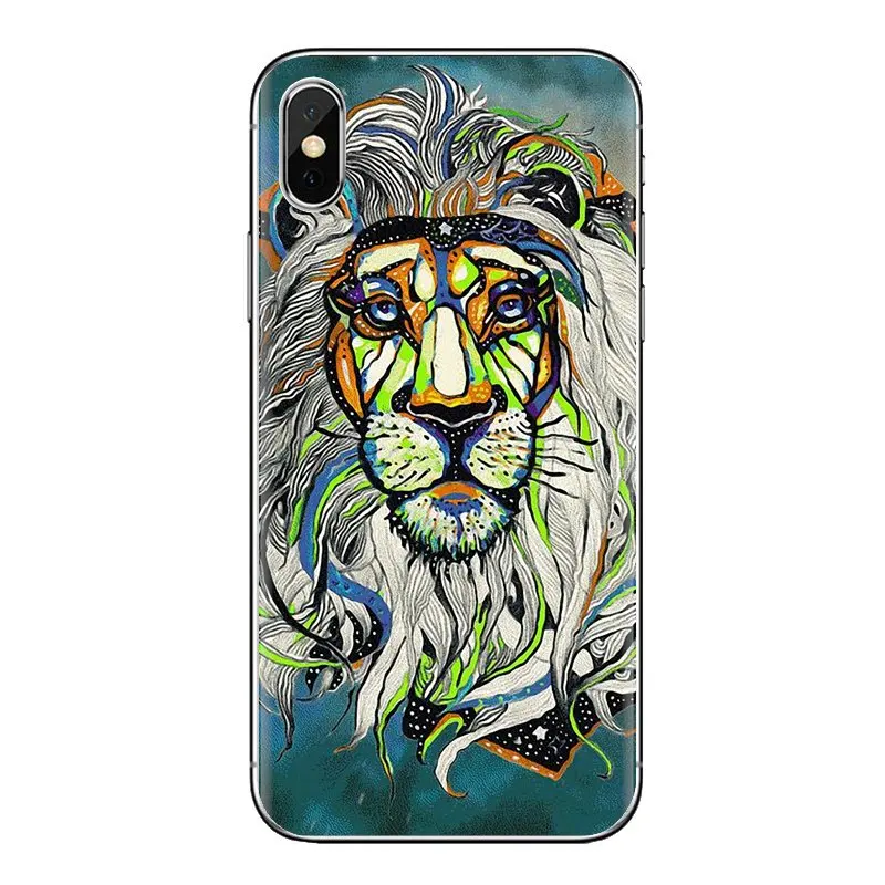 Trippy Feral Digital Tiger fractal For Xiaomi Redmi 4 3 3S Pro Mi3 Mi4 Mi4i Mi4C Mi5 Mi5S Mi Max Note 2 TPU Transparent Case |