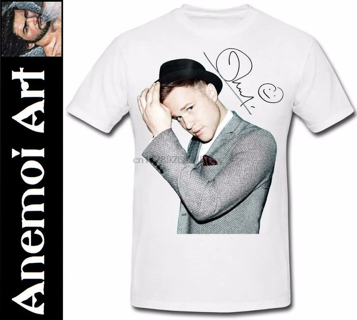 T476 подписанный Olly Murs футболка автограф товар| |
