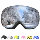 Мужские зимние ветрозащитные лыжные очки защитные очки двухслойные незапотевающие очки с УФ-защитой мужские лыжные очки wo