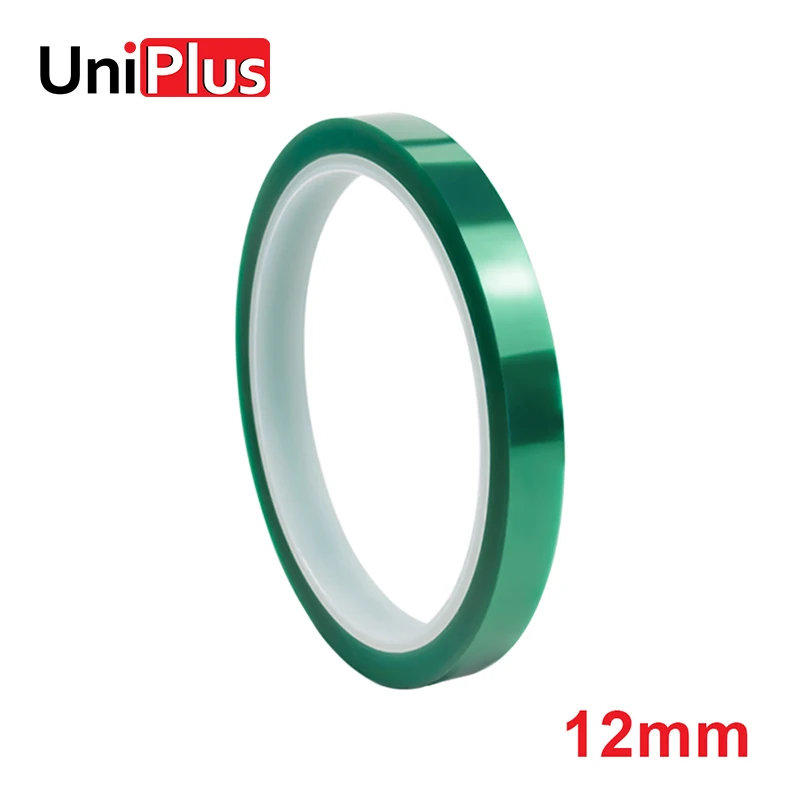 

Электрическая изоляционная лента UniPlus шириной 12 мм, зеленая ПЭТ-материал, клейкая высокотемпературная экранирующая лента, термостойкая нак...