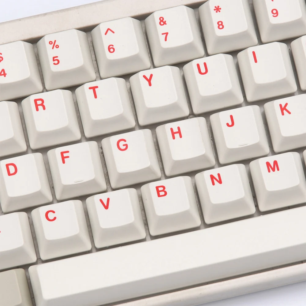 60 клавиш PBT Key cap s для HHKB Cap acitive Keyboard серый белый красный цвет сублимационная