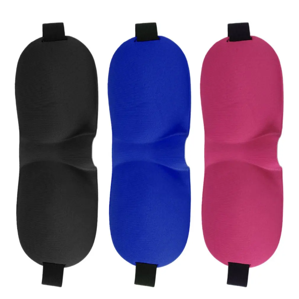 

3D Soft Eye Sponge Cover Blinder Travel Sleep Aid Relax Mask Shade Blindfold New Hot New Soft Fashion 2colors Avalaible