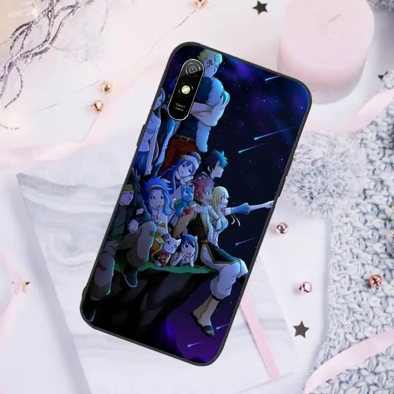 

anime fairy tail Phone Case For Xiaomi Mi Redmi Note 7 8 9 pro 8T 9T 9S 9A 10 Lite pro
