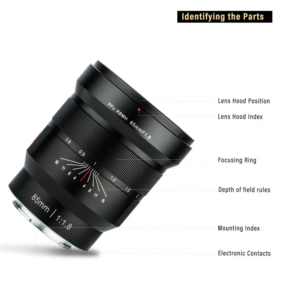 VILTROX 85 мм f/1,8 полнорамный ручной объектив с фиксированным фокусом F1.8 объектив для камеры sony NEX E A9 A7M3 A7R Fujifilm FX-mount