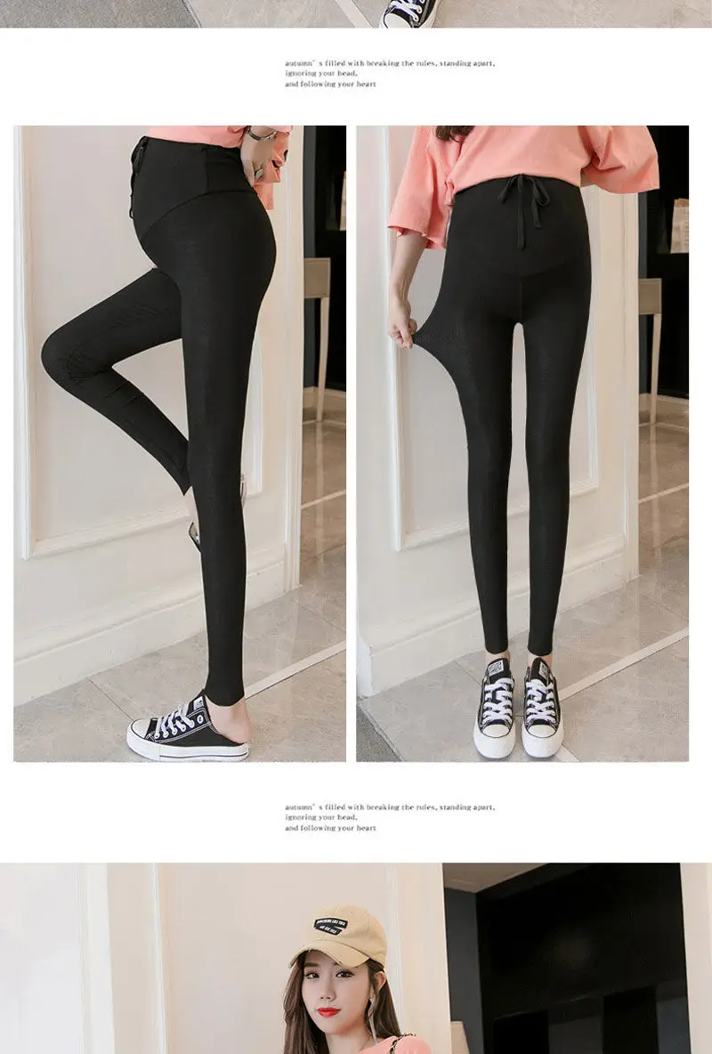 Pregnant Women Basic leggings Pants Maternity Clothes Trousers Spring Autumn Winter Plus Velvet Pants Maternity Out Wear