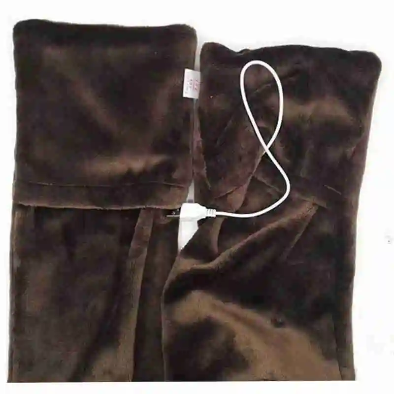 

USB Heated Scarf Soft Heating Shawl Pockets Unisex Winter Warm Neck Wrap Outdoor Fishing Climbing Hiking Warmer