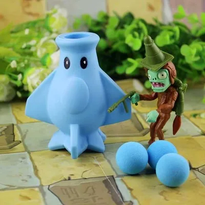 2 PVZ Растения против Зомби Peashooter фигурка аниме модель игрушки подарки игрушки для детей Высокое качество Запуск мягкие растения - Цвет: 2