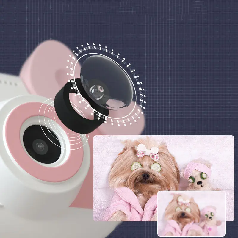 Симпатичная детская камера с 2-дюймовым сенсорным экраном цифровая принтер