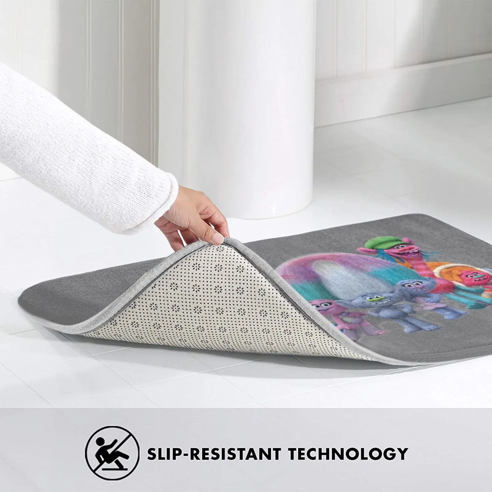 

Trolls Group Carpet Mat Rug Cushion Soft Trolls Dolls Animated