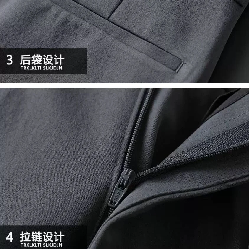 Брюки мужские облегающие укороченные штаны султанки деловой стиль повседневные