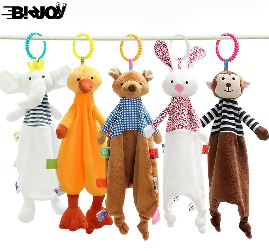 

Baby toy cartoon animal shape soothing towel animal shape baby gift soft newborn plush towel education plush
