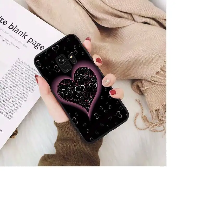 

Love Heart Flowers Phone Case For Samsung Galaxy S20 S10 Plus S10E S5 S6 S7edge S8 S9 S9Plus S10lite 2020