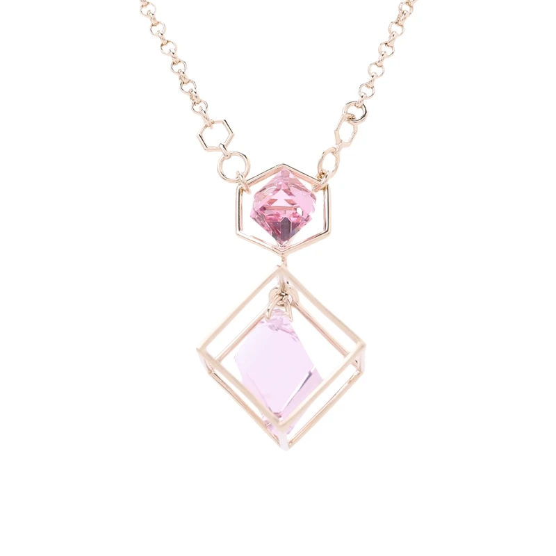Swarovski знаковые с покрытием кулон в виде лебедя 5204134/5204133/5279421/5272364/5347329/5194826/5215038 - Окраска металла: Pink 5457363