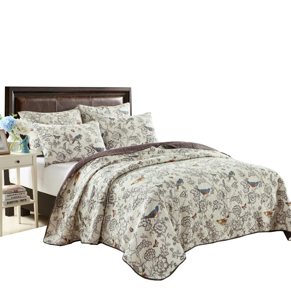 CHAUSUB простые комплекты одеял комплект из 3 предметов хлопковая покрывало для