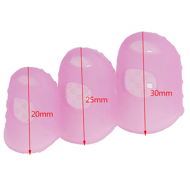 

Knitting Tool Multicolor Silicone Thimble Tip Anti-pain Silicone Finger Sleeve Hollow Breathable Sewing Needle Accessories