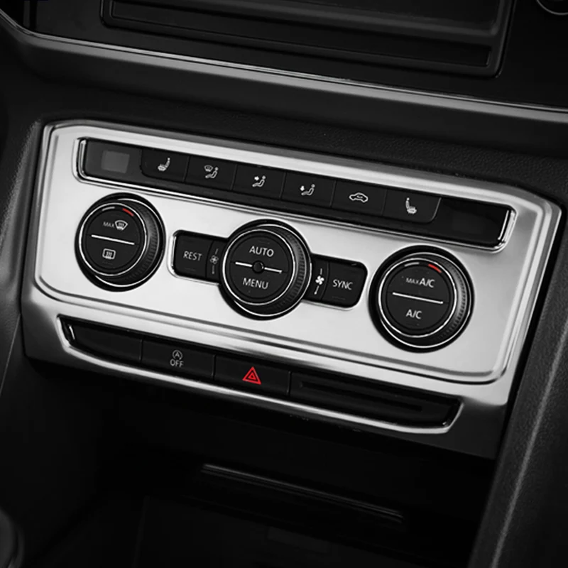 CARMANGO для Volkswagen VW Atlas Teramont авто Стайлинг центральная консоль рамка панель накладка