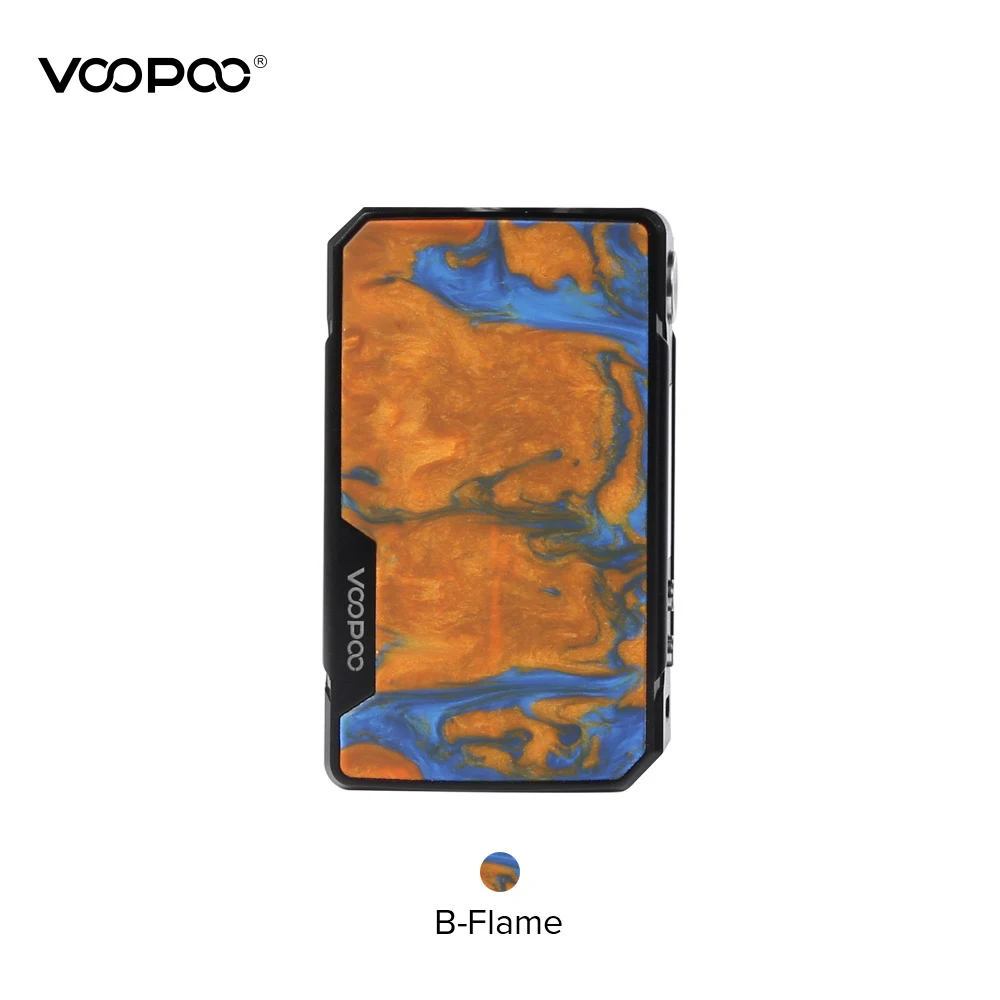 VOOPOO DRAG 2 мод 177 Вт полимерная коробка мод Питание от двойной батареи 18650 Voopoo мод электронная сигарета против Drag Nano X217 - Цвет: B-Flame