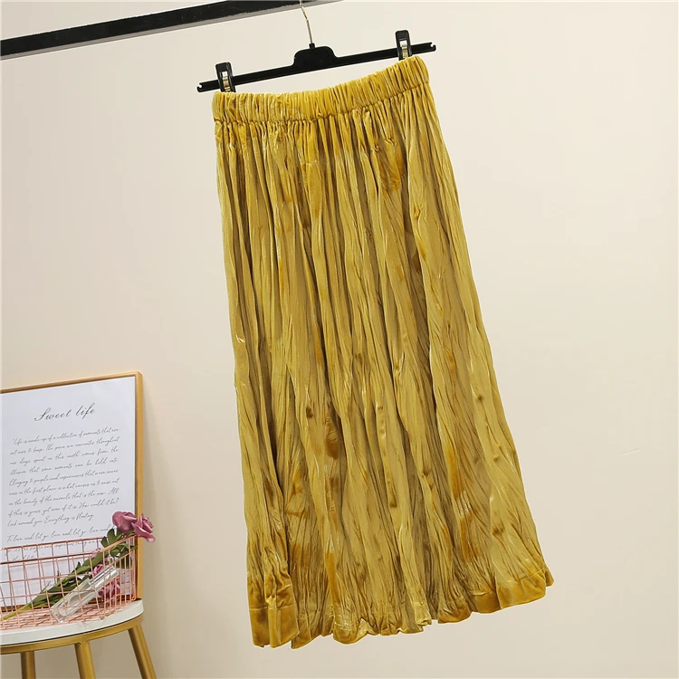 Женская Повседневная Длинная юбка Осень-зима 2019 | одежда