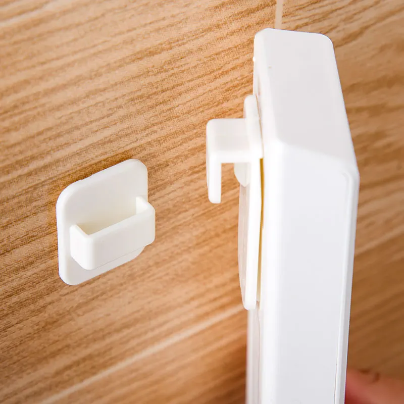 

4Pcs TV Air Conditioner Remote Control Key Sticky Hooks Set Creative Bathroom Nail-free Seamless Rack Strong Hanger