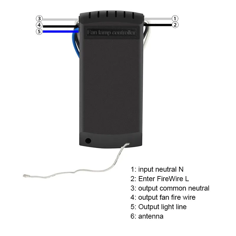 Универсальный потолочный вентилятор люстра дистанционного Управление Комплект