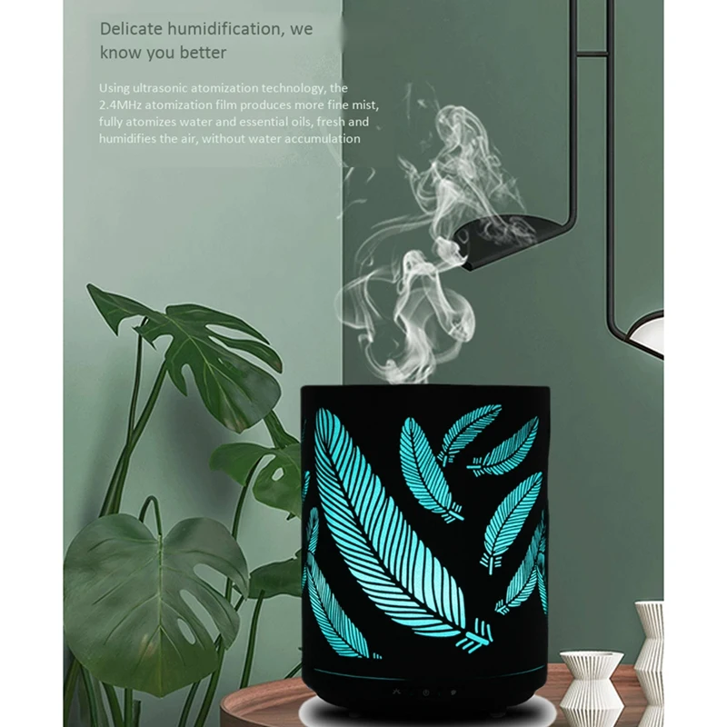 

Top Sale Humidifier, Aroma Humidifier, Silent Spray, Portable Ultrasonic Office Humidifier, 7-Color Night Light(US Plug)